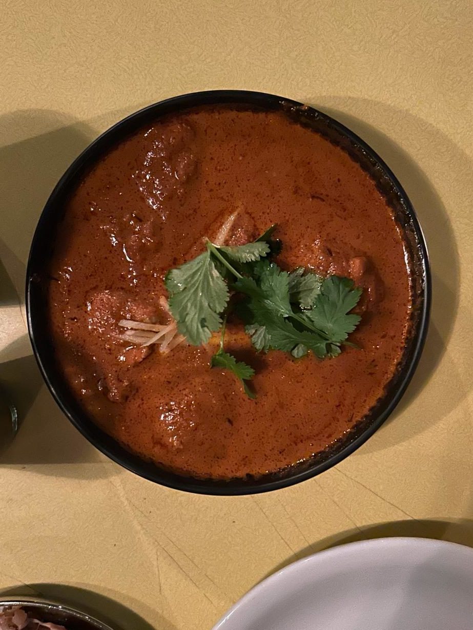The Dishoom Chicken Ruby which consisted of soft chicken, served in a silky makhani sauce.