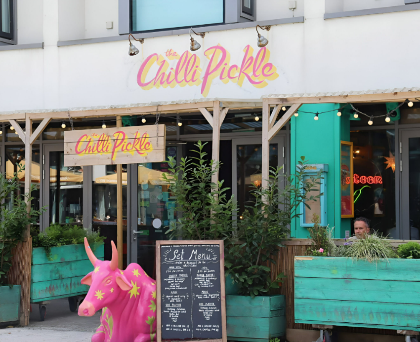 exterior of The Chilli Pickle restaurant in Brighton