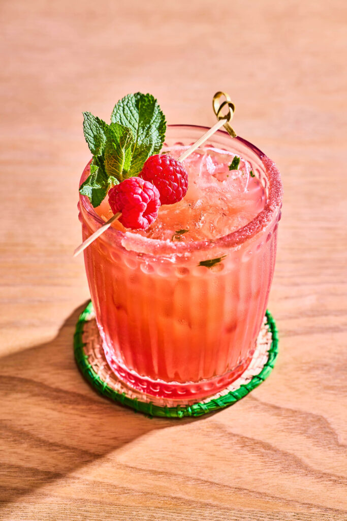 Raspberry margharita at Wahaca