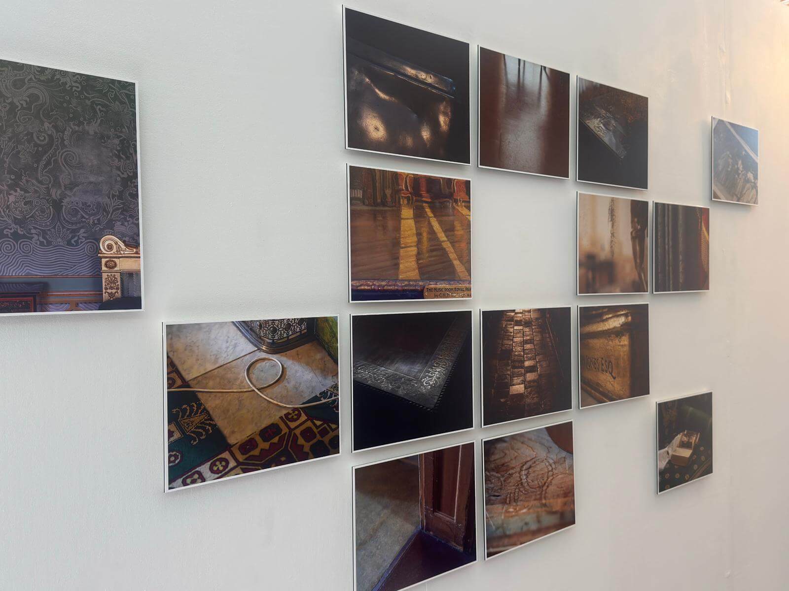 Images on mounted wall