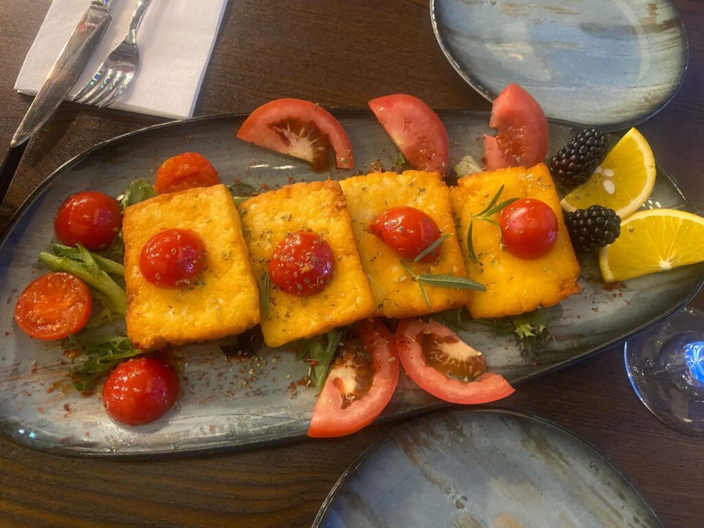 Halloumi at Yazz Bistro Kitchen