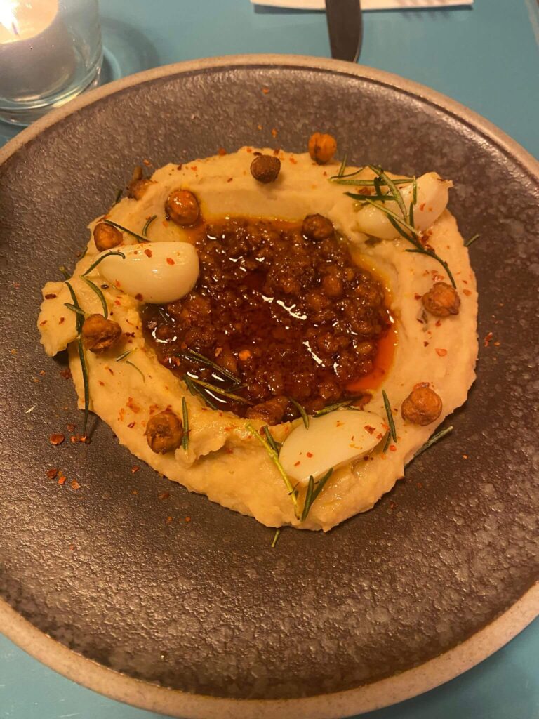 Wahaca Brighton Butterbean dish with Sobrasada