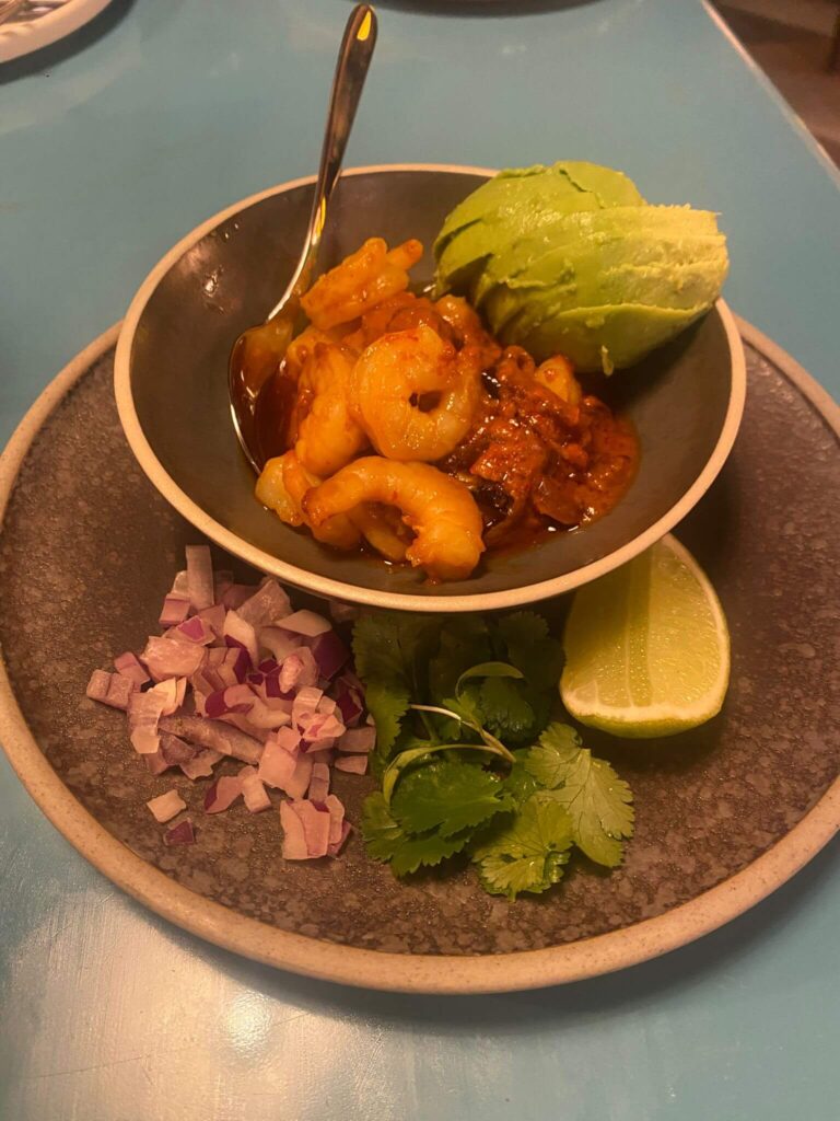Wahaca Brighton prawn dish