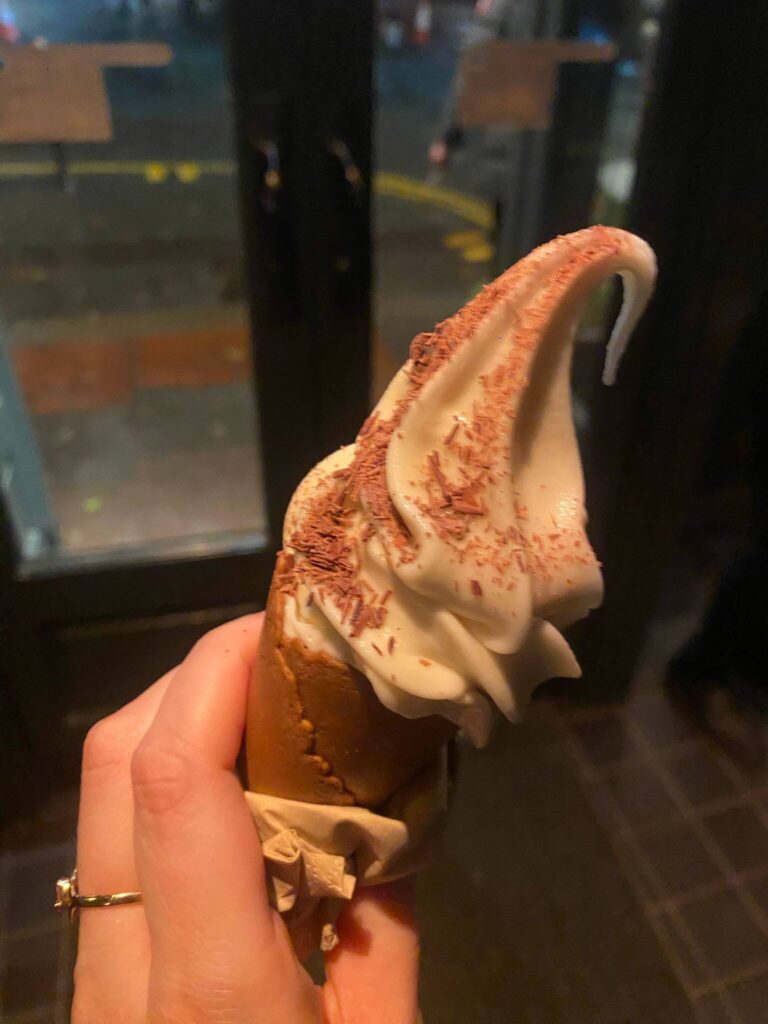 Ice cream at Flat Iron