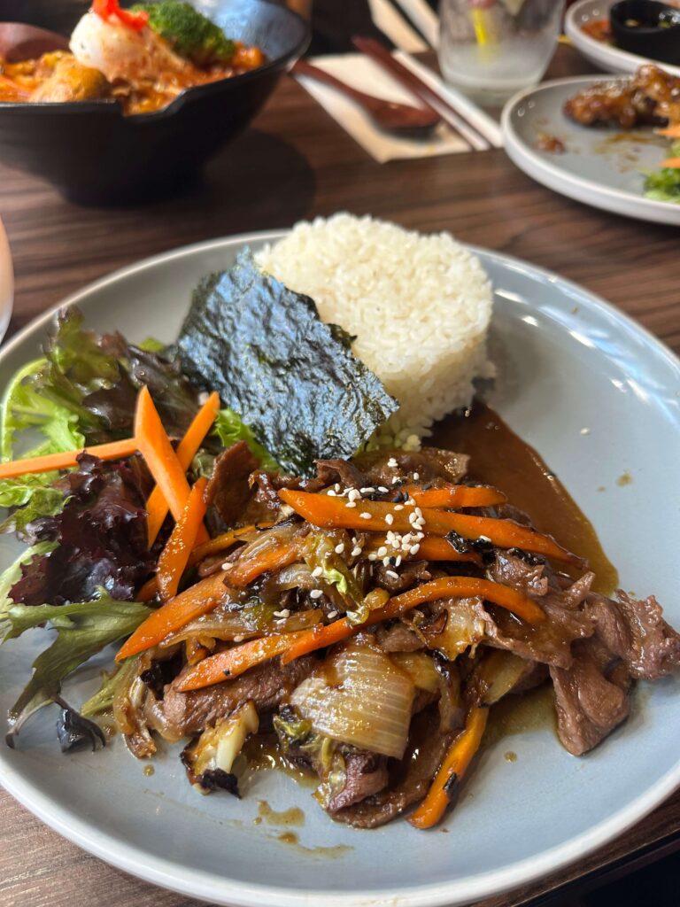 Korean food at better day brighton