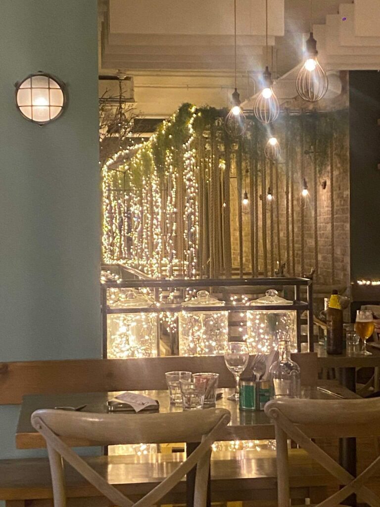 Inside Mowgli Brighton