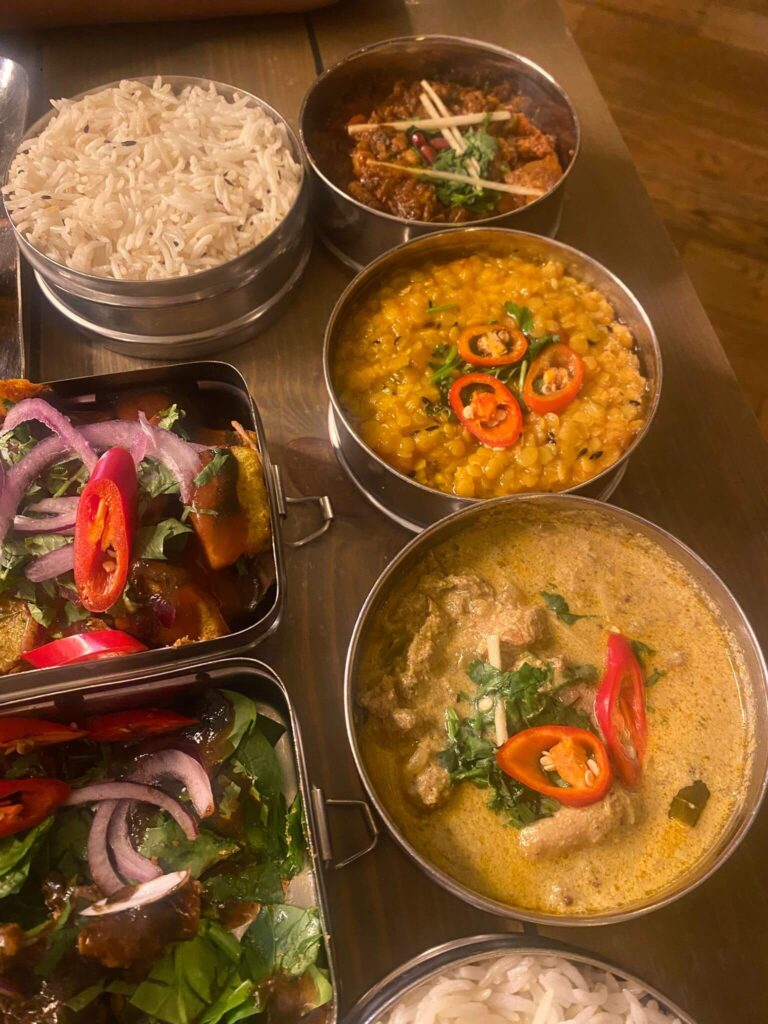 Main dishes Mowgli feasting menu