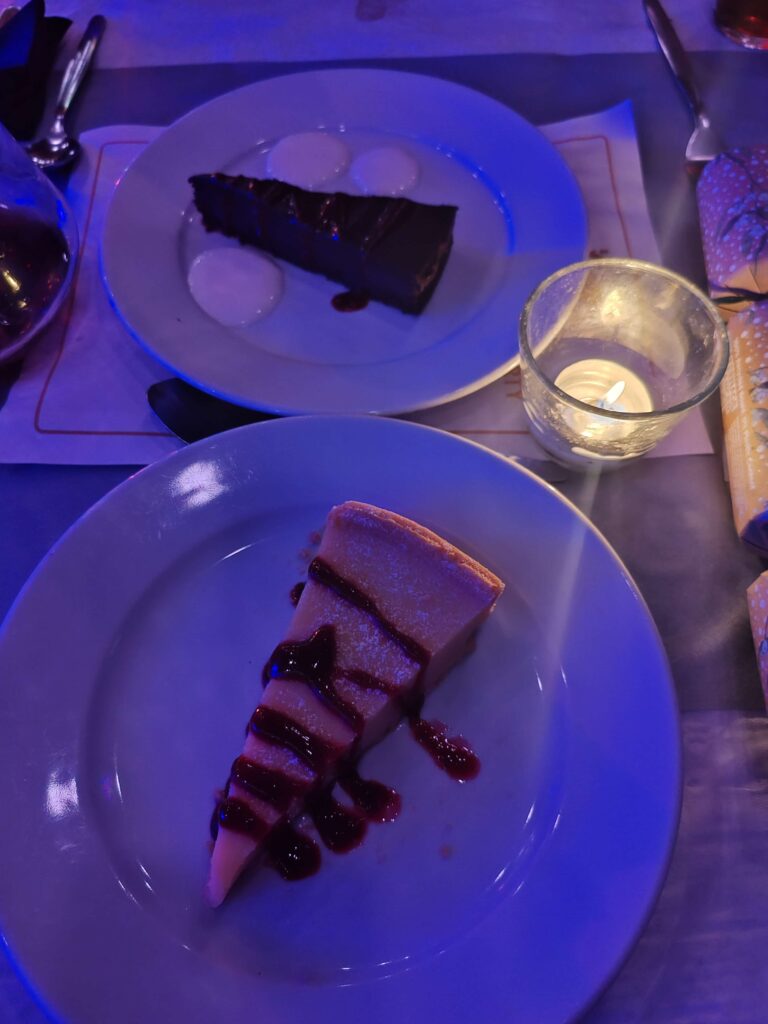 Dessert at Komedia Christmas Party