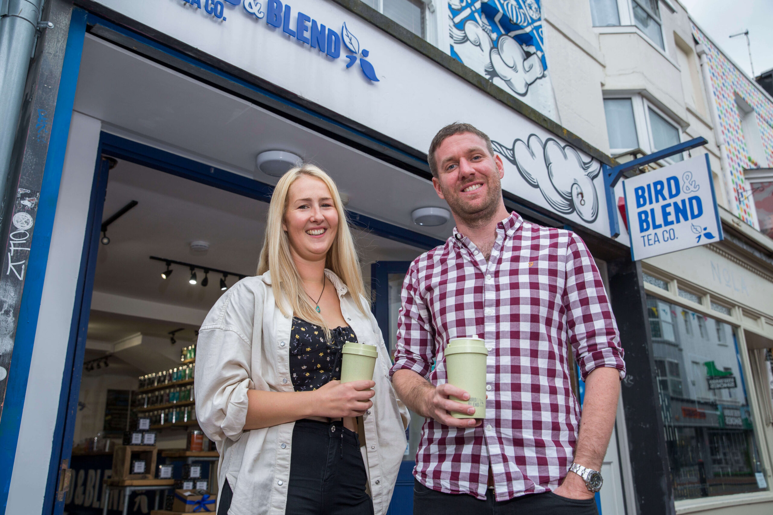 Mike and Krisi founders of Bird & Blend